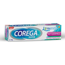 Corega Super Dış Protezı Yapıştırıcı Tat Icermez Krem 40 gr