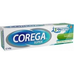 Corega Super Protez Yapıştırıcı Krem Nanelı 40 gr