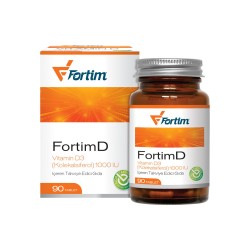 Fortım Vıtamın D3 1000 I.U. 90 Tablet	